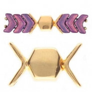Cymbal ™ DQ metal Magnetic clasp Vorino II for Chevron Duo - Gold